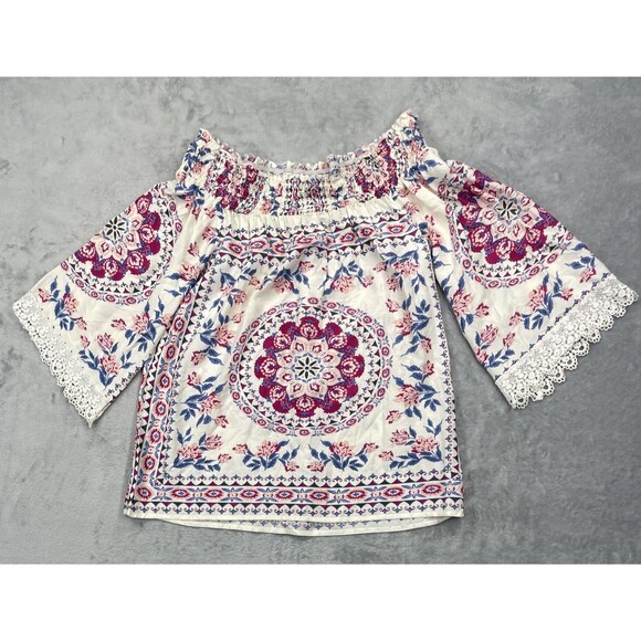 Vici Tops - VICI Small Printed Boho Blouse